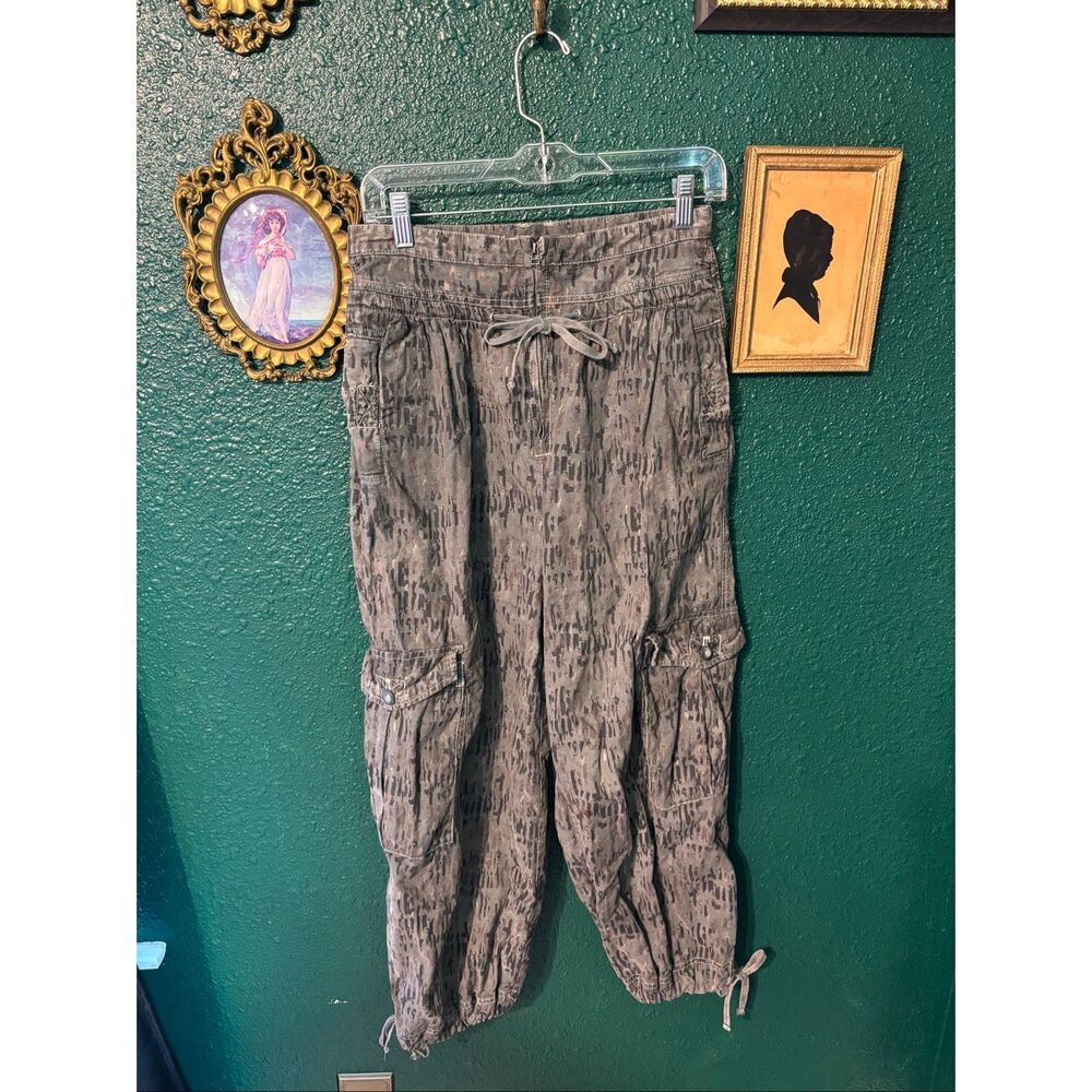 Free People Fly Away Printed Parachute Pants Size 4 Women’s - Picture 2 of 6